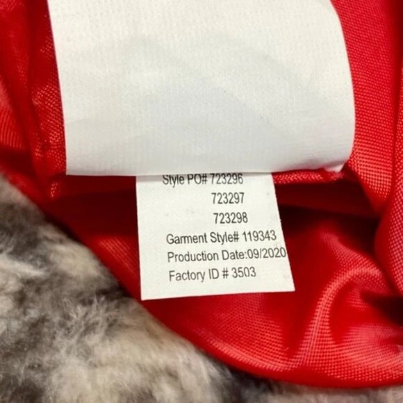 Maurices Reversible Vest Women's XXL Red Puffer Leopard Print Sherpa Full Zip - Picture 10 of 12